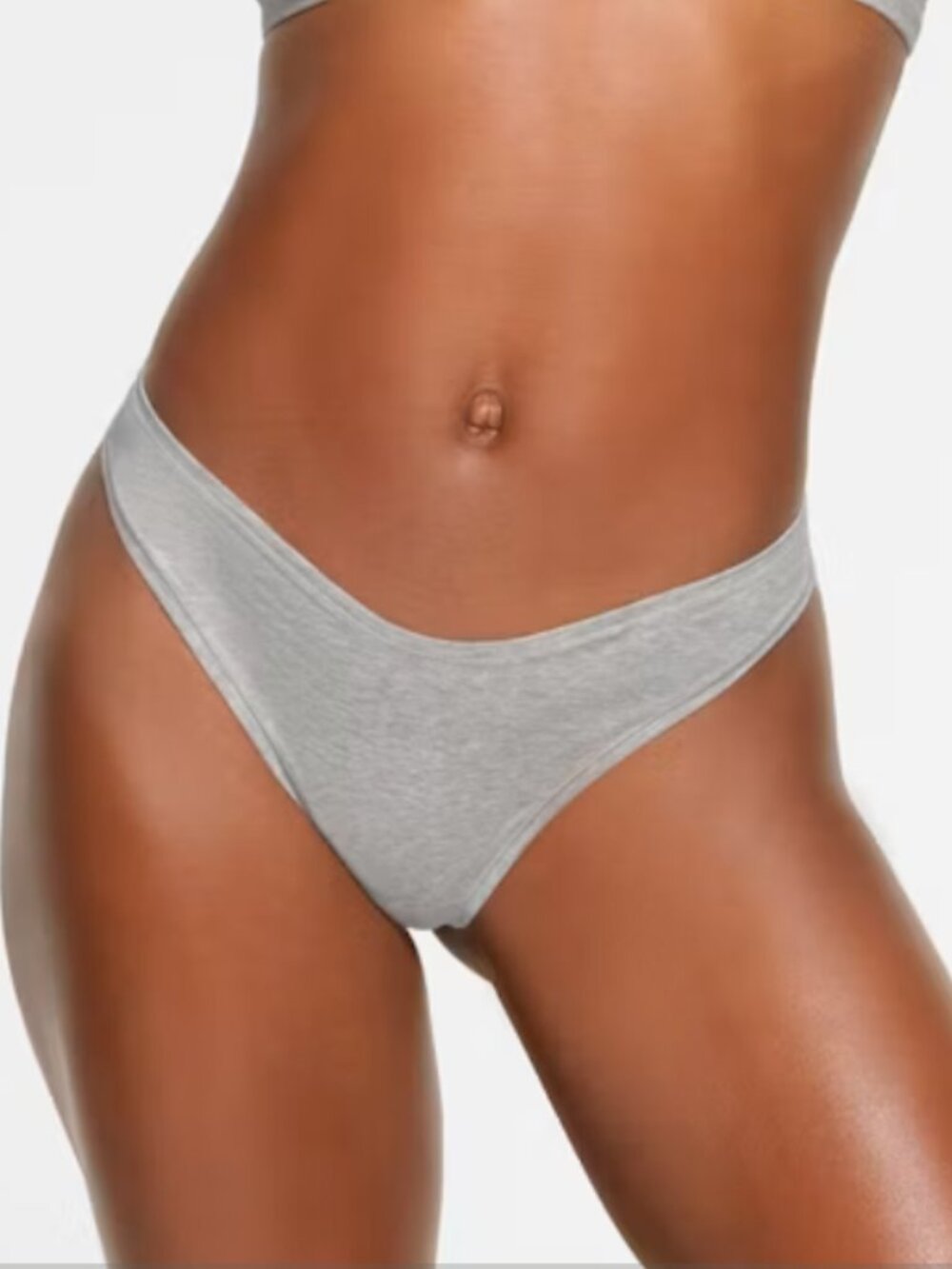 NWT Skims Cotton Logo Dipped Thong Women's size XL